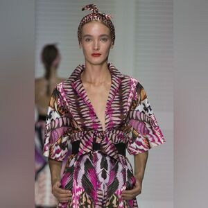 Temperley London Spring/Summer 2018 Collection Amaryllis Garden Leaf Blouse